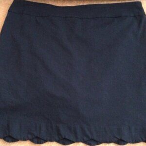 Counterparts, Black Scalloped Skorts, Size 10